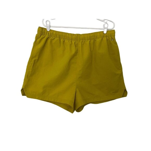 DSG Women's High Waisted Nylon Shorts XL in Mustard Yellow NWT - Picture 1 of 6